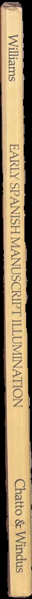 Early Spanish manuscript illumination live spine