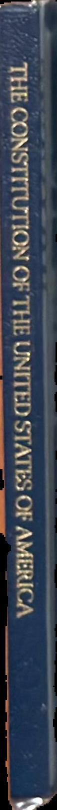 The constitution of the United States of America live spine