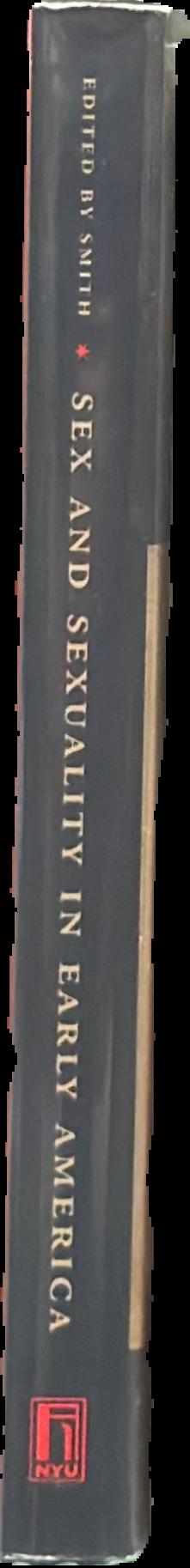 Sex and sexuality in early America live spine