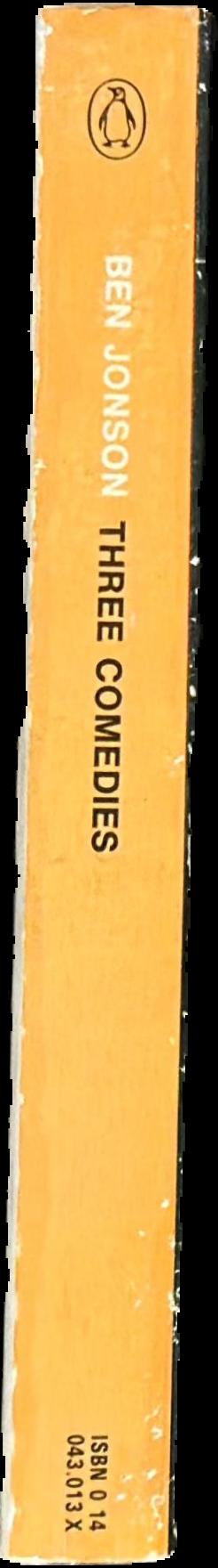 Ben Jonson • Three comedies : Volpone; The Alchemist; Bartholomew Fair live spine