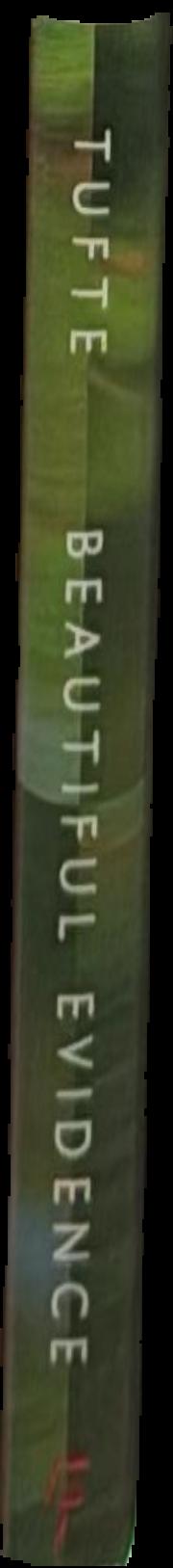 Beautiful evidence / Edward R. Tufte live spine