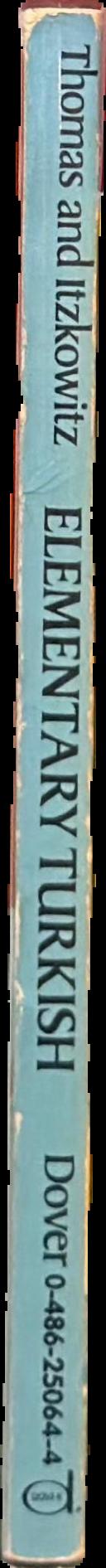 Elementary Turkish live spine