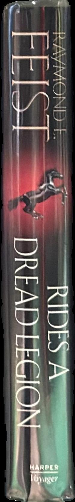 Rides a dread legion / Raymond E. Feist live spine