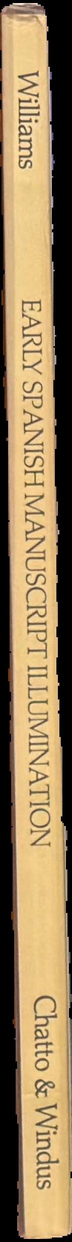 Early Spanish manuscript illumination live spine
