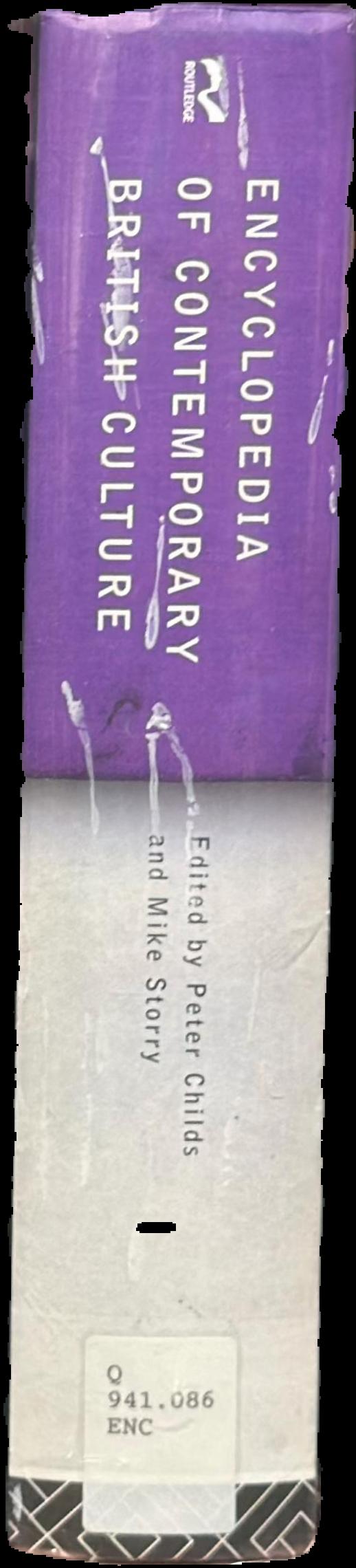 Encyclopedia of contemporary British culture live spine
