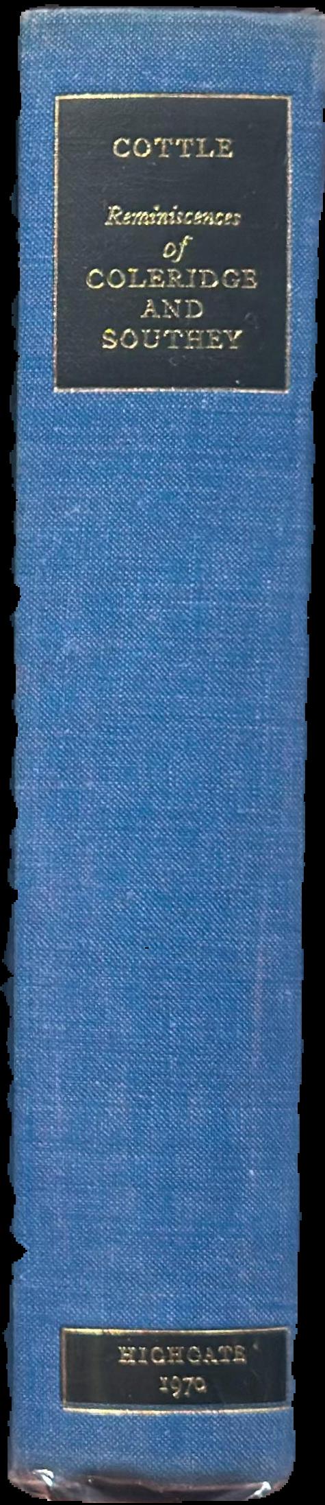 Reminiscences of Samuel Taylor Coleridge and Robert Southey live spine