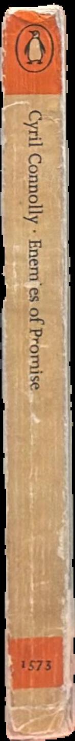Enemies of promise / Cyril Connolly live spine