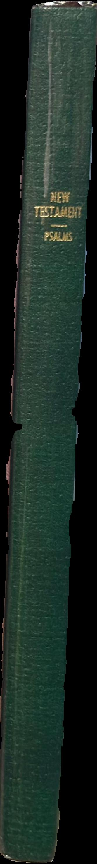 The New Testament of our Lord and saviour Jesus Christ : authorized (King James) version, translated our to the original Greek and with the former translations diligently compared and revised live spine