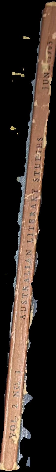 Australian Literary Studies live spine