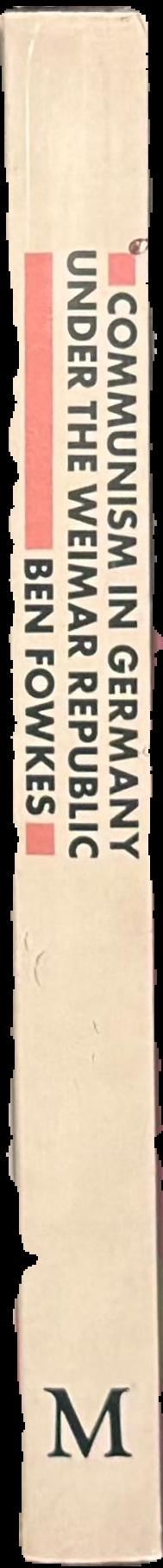 Communism in Germany under the Weimar Republic live spine