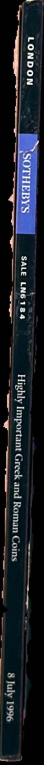 Highly important Greek and Roman coins : sale LN6184 live spine