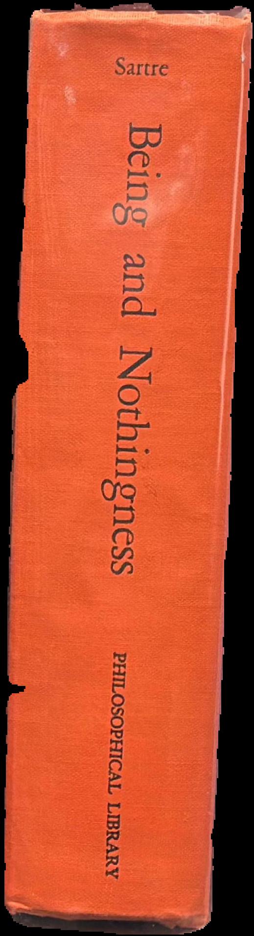 Being and nothingness : an essay on phenomenological ontology live spine