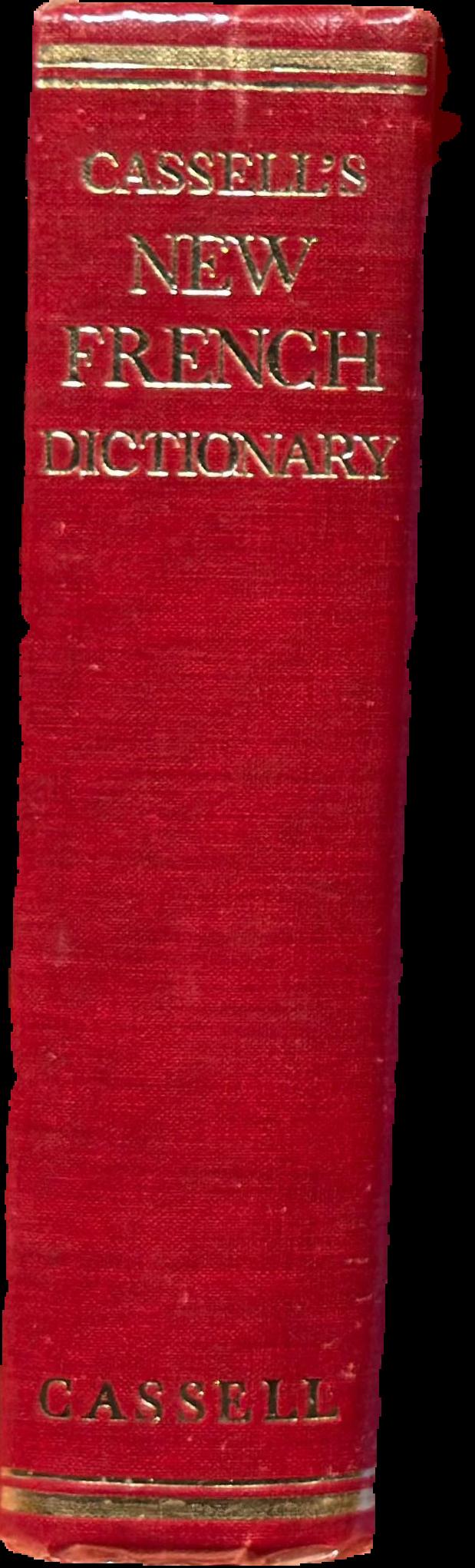Cassell's new French-English English-French dictionary live spine