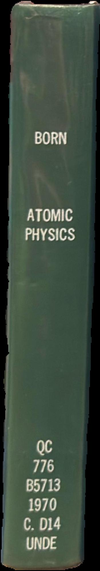 Atomic physics live spine