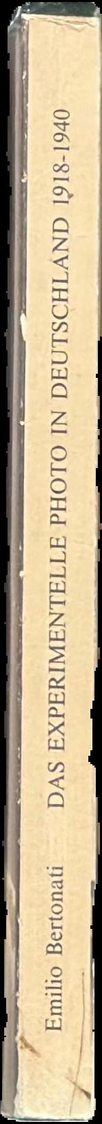 Das experimental photo in Deutschland, 1918–1940 live spine