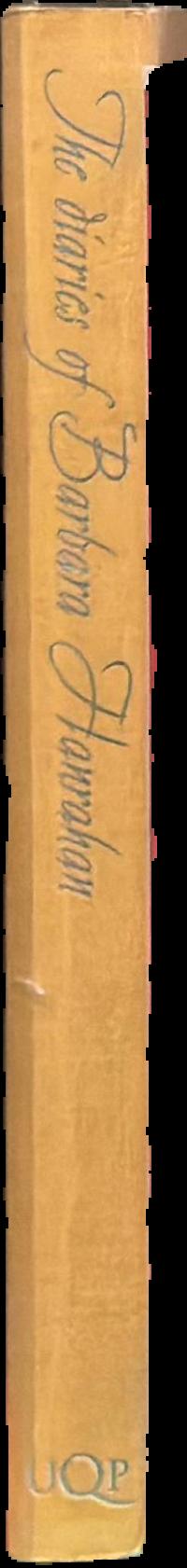 The diaries of Barbara Hanrahan live spine