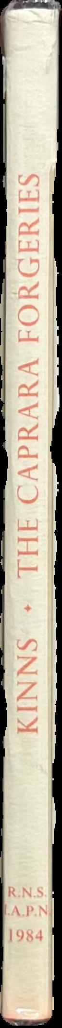 The Caprara forgeries live spine