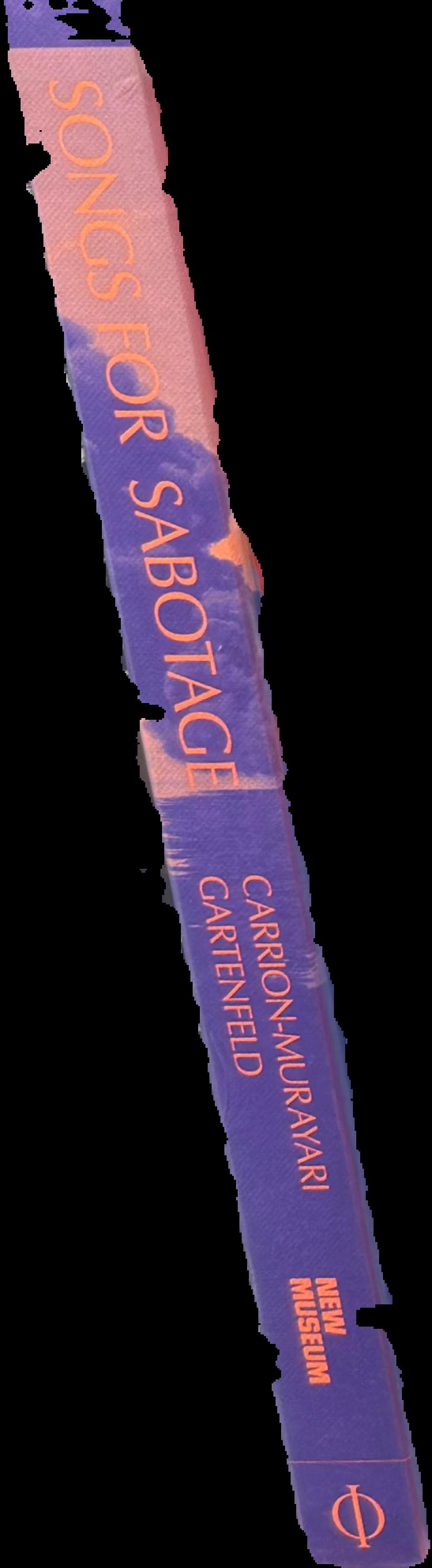 Songs for sabotage : New Museum triennial 2018 live spine