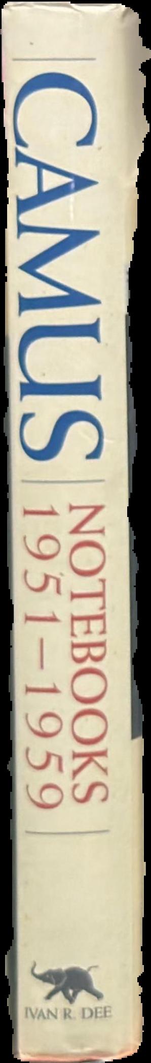 Notebooks 1951-1959 live spine