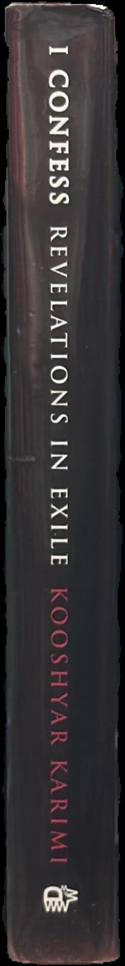 I confess : revelations in exile live spine