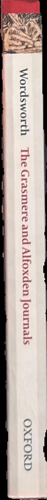 The Grasmere and Alfoxden journals live spine