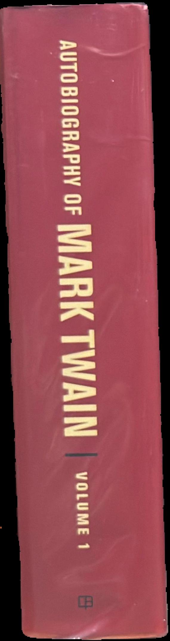 Autobiography of Mark Twain : volume 1 live spine