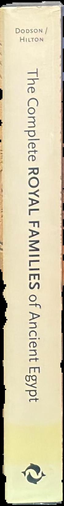 The complete royal families of ancient Egypt live spine