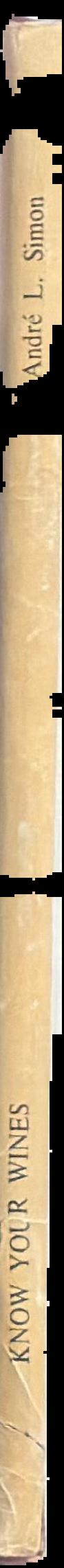 Know your wines / by André Simon live spine