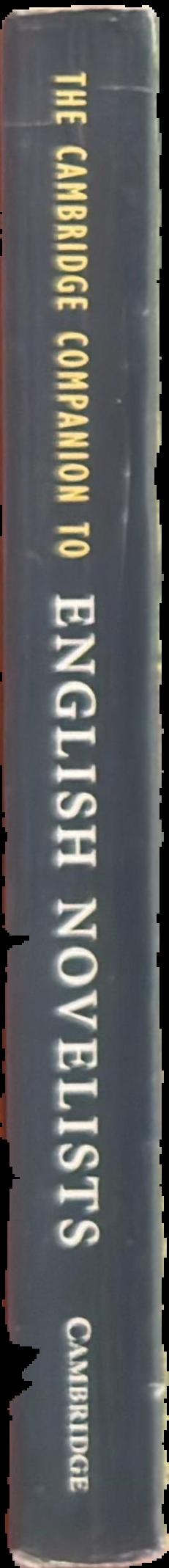 The Cambridge companion to English novelists live spine