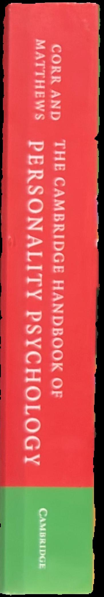 The Cambridge handbook of personality psychology \ Edited by Philip J. Corr and Gerald Matthews live spine