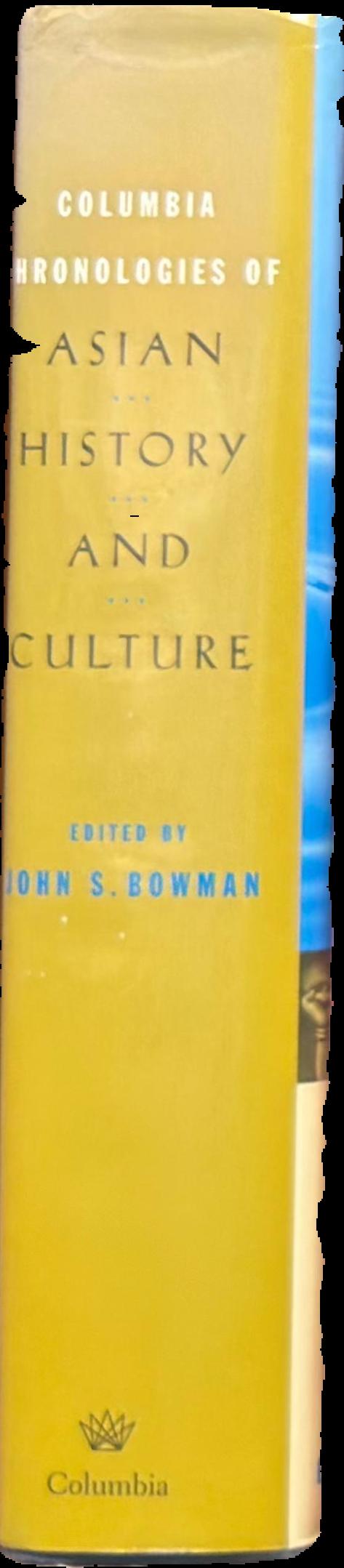 Columbia chronologies of Asian history and culture live spine
