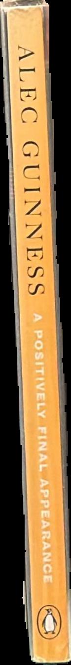 A positively final appearance : a journal 1996-98 live spine