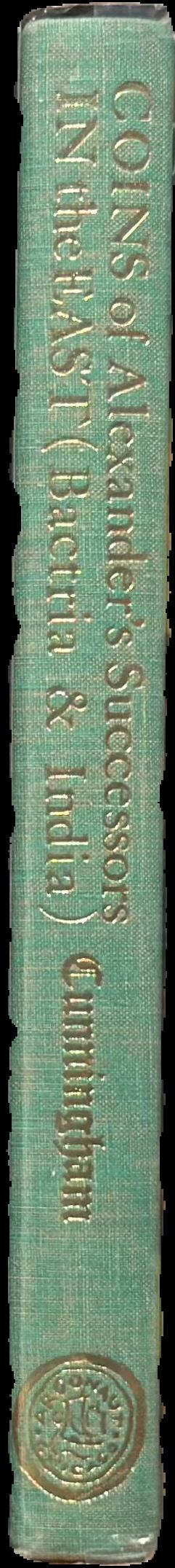 Coins of Alexander's successors in the East (Bactria, Ariana & India) live spine