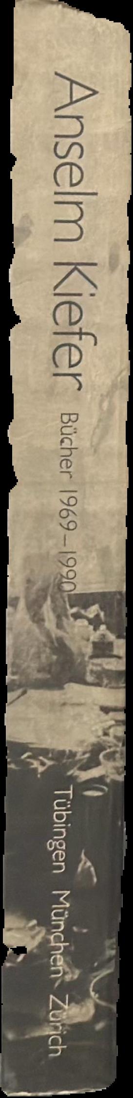 Anselm Kiefer : bucher 1969-1990 live spine