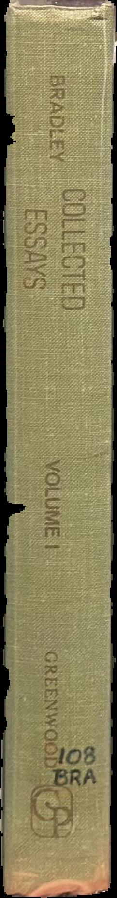 Collected essays live spine