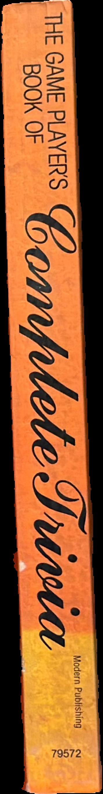 The game player's book of complete trivia live spine