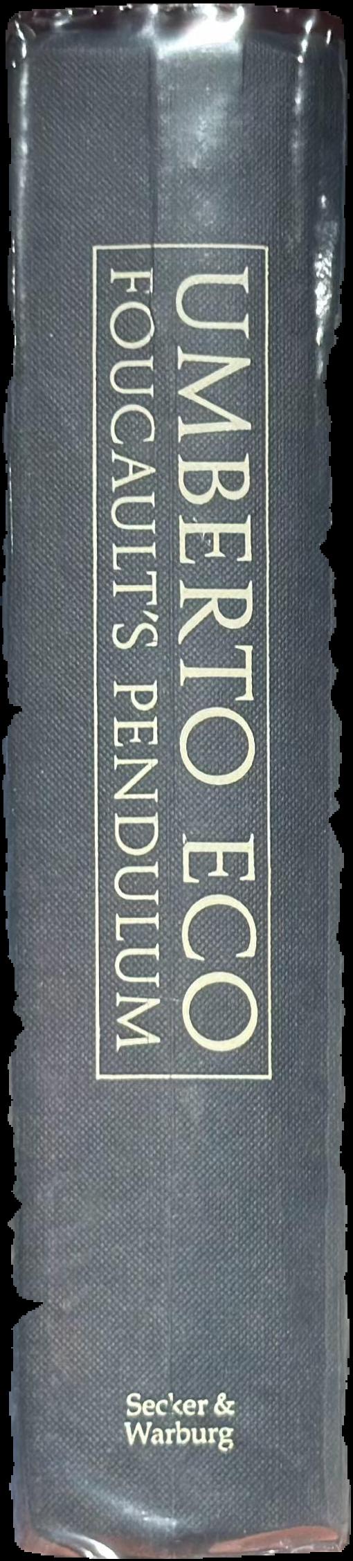 Foucault's pendulum live spine