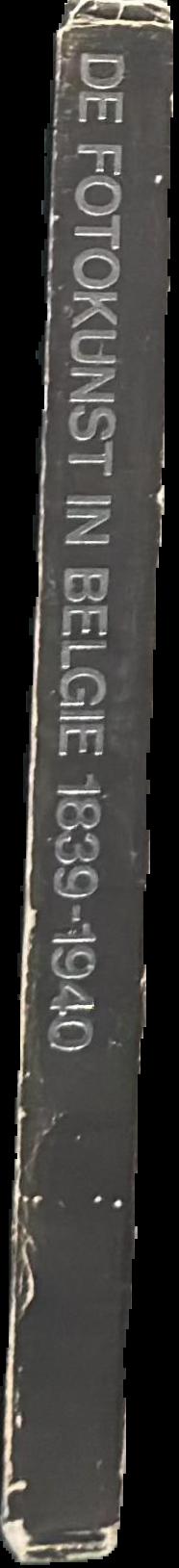 De fotokunst in België 1839–1940 live spine