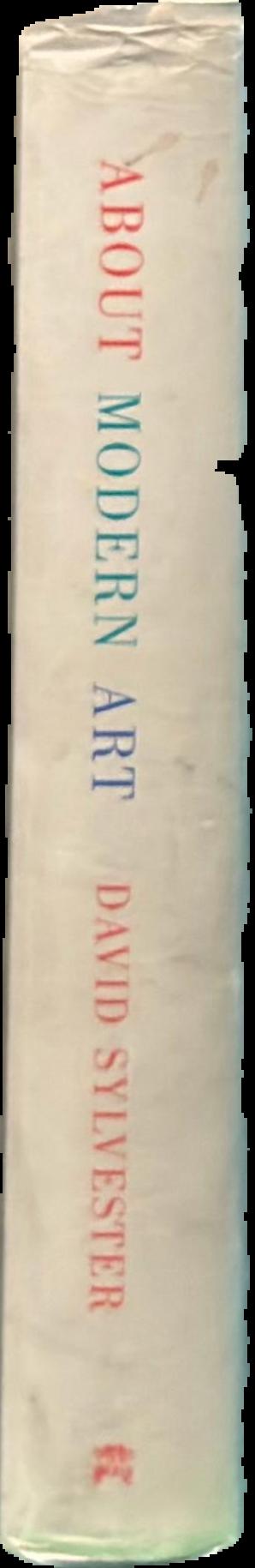 About modern art : critical essays 1948-96 live spine