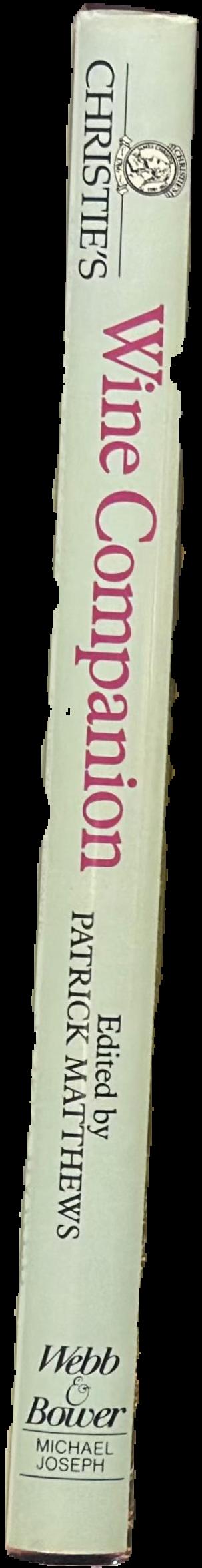 Christie's wine companion 2 live spine