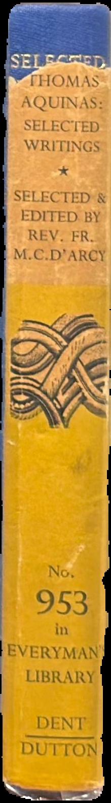Selected writings / Thomas Aquinas live spine