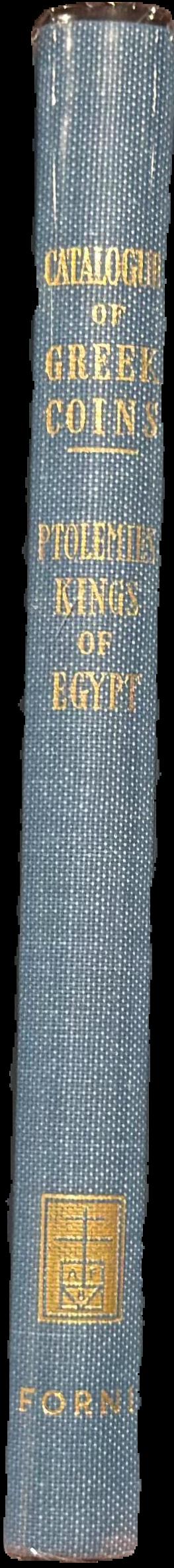 Catalogue of Greek coins : the Ptolemies, Kings of Egypt live spine