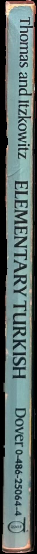 Elementary Turkish live spine