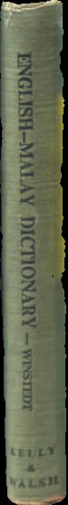 A practical modern English-Malay dictionary live spine