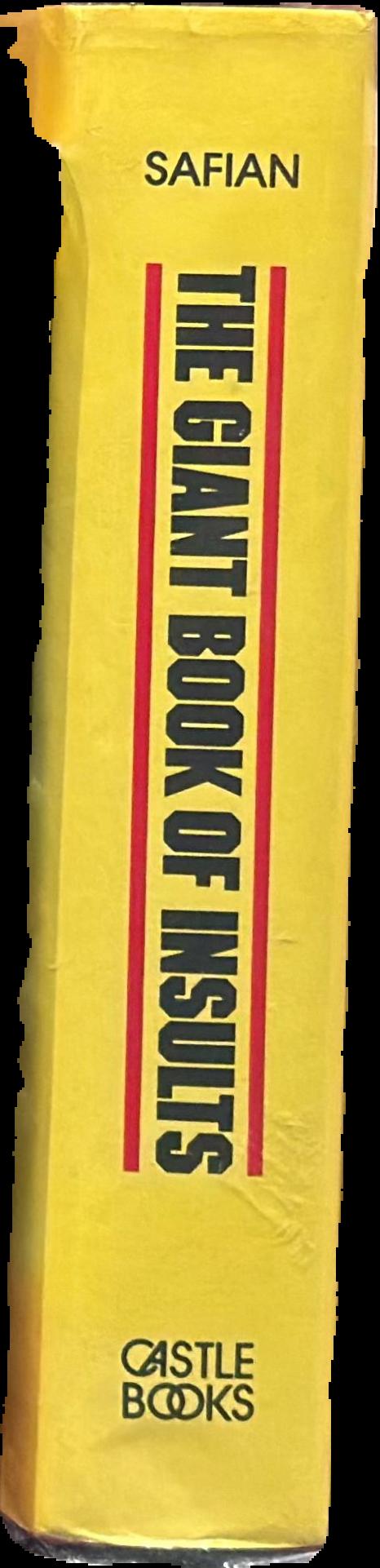 The giant book of insults : comprising 2000 insults for all occasions and 2000 more insults live spine