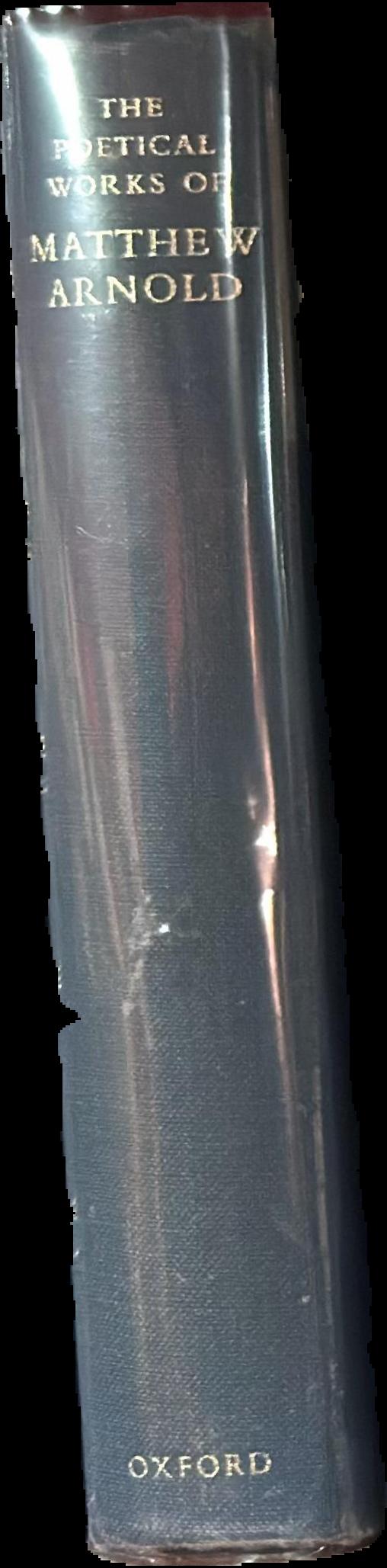 The poetical works of Matthew Arnold live spine