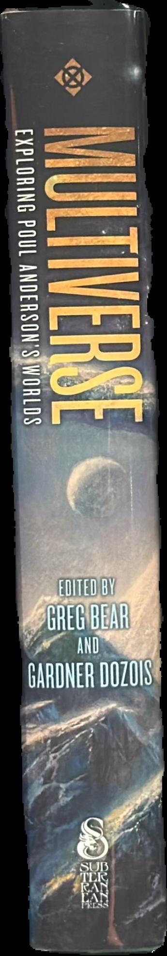 Multiverse : exploring Poul Anderson's worlds live spine