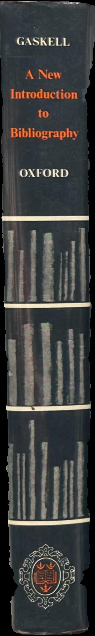 A new introduction to bibliography live spine