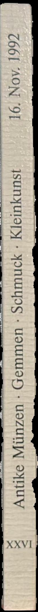 Antike munzen : Griechen, Romer, Byzantiner, Geschnittene steine und schmuck der antike, antike kleinkunst : auktion XXVI live spine