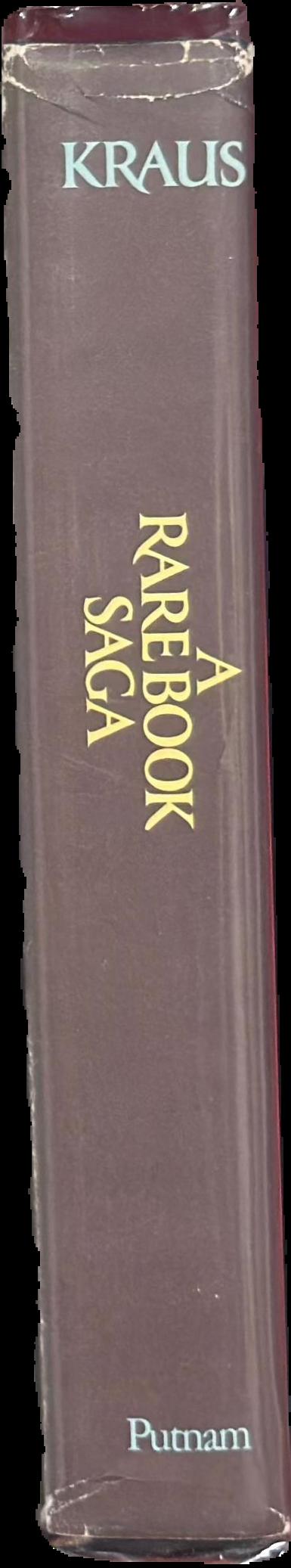 A rare book saga : the autobiography of H. P. Kraus live spine
